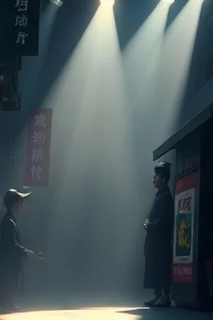 《像素游园会》封面：像素风格的旋转木马与霓虹灯牌